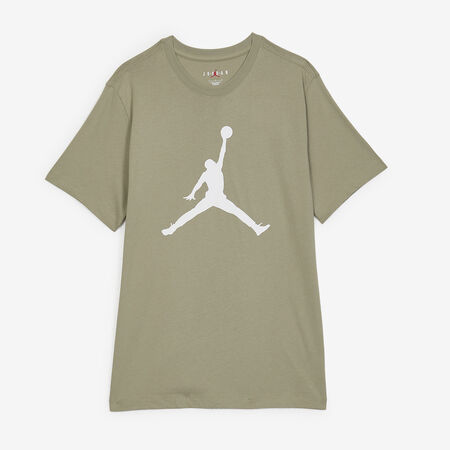 JORDAN TEE SHIRT BIG JUMPMAN BEIGE/WIT HEREN