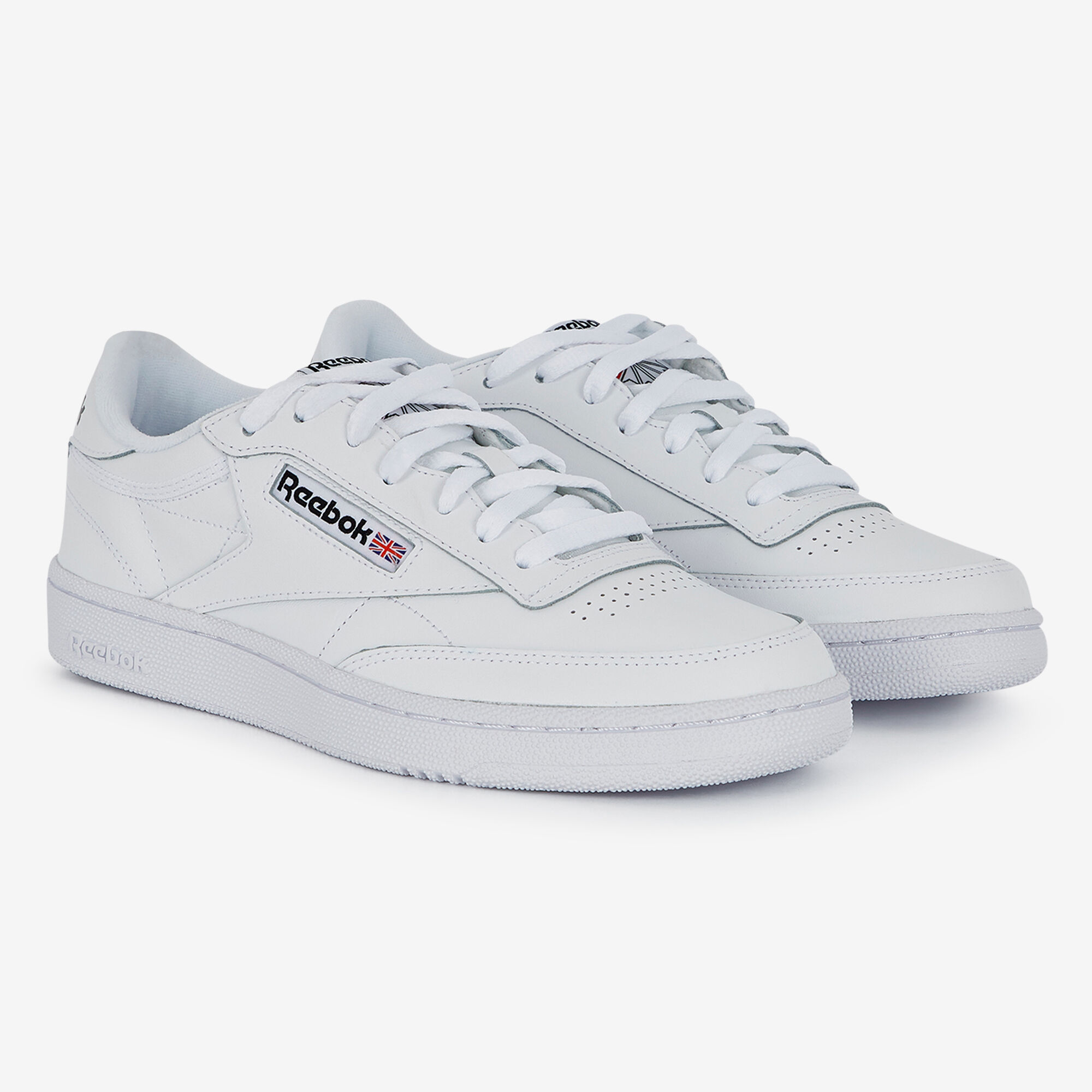 Reebok club c 85 white sale and black
