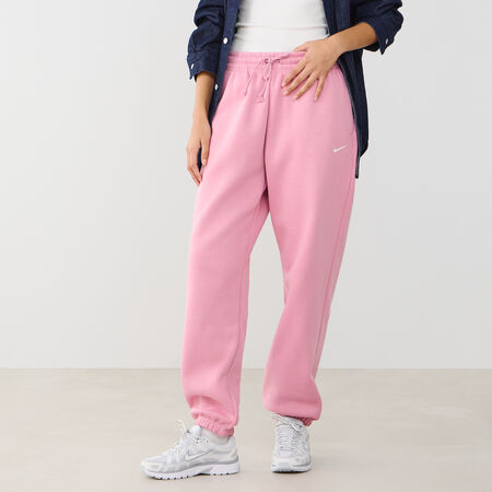 NIKE PANT JOGGER PHOENIX OS ROZE/WIT DAMES