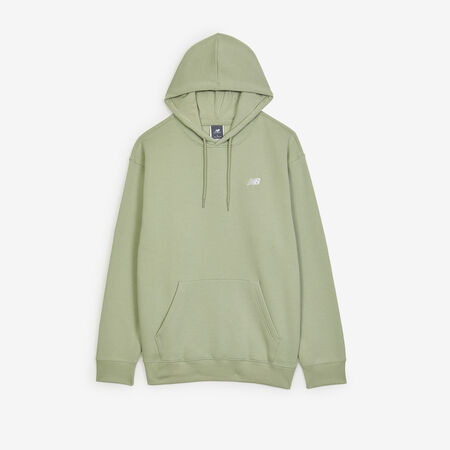 HOODIE SMALL LOGO : GROEN/WIT