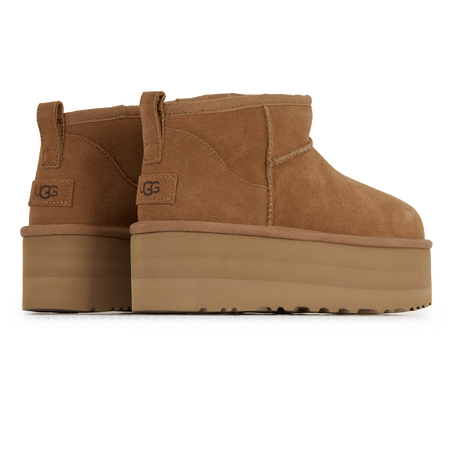 靴 UGG CLASSIC ULTRA MINI PLATFORM Ugg W Classic Ultra Mini Platform Sand Women's boots and ankle