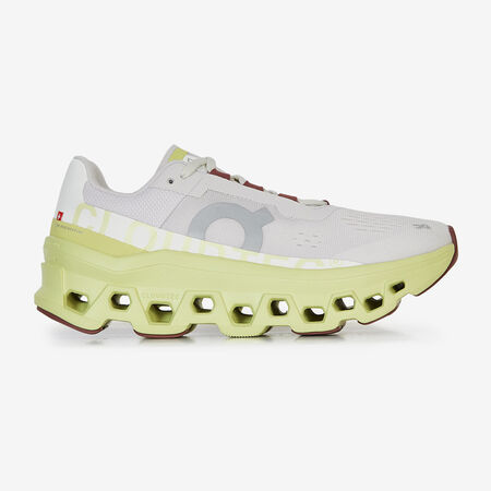 ON RUNNING CLOUDMONSTER WIT/GEEL DAMES