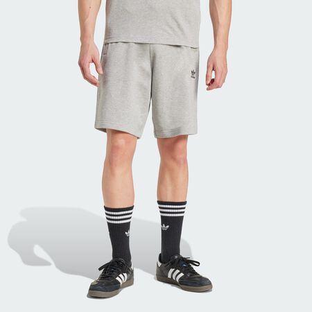 ADIDAS ORIGINALS SHORT ESSENTIAL TREFOIL GRIJS/ZWART HEREN