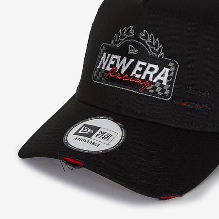 NEW ERA TRUCKER NE MOTOSPORT PATCH ZWART HEREN