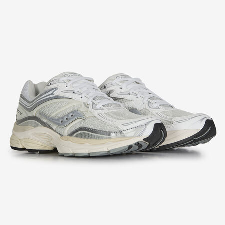 SAUCONY PROGRID OMNI 9 SUEDE WIT/ZILVER HEREN