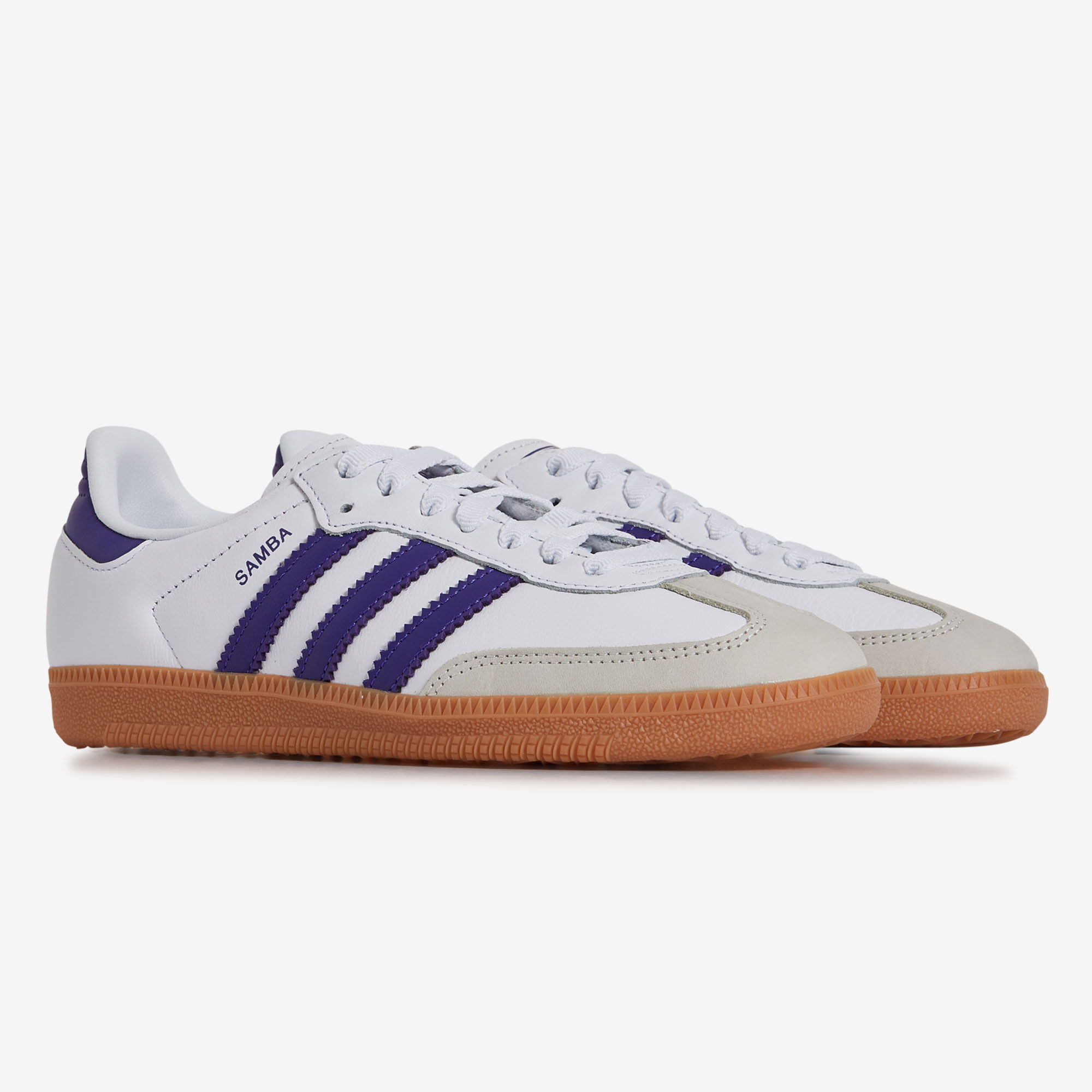 Adidas samba og top white purple