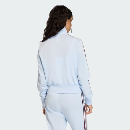 ADIDAS ORIGINALS JACKET FZ FIREBIRD BLAUW/BRUIN DAMES