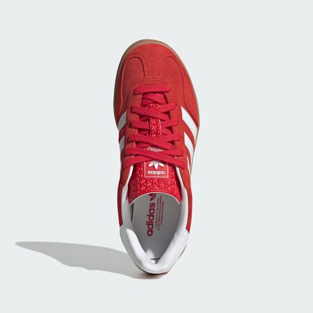 ADIDAS ORIGINALS gazelle GAZELLE INDOOR ROOD/WIT JUNIOR