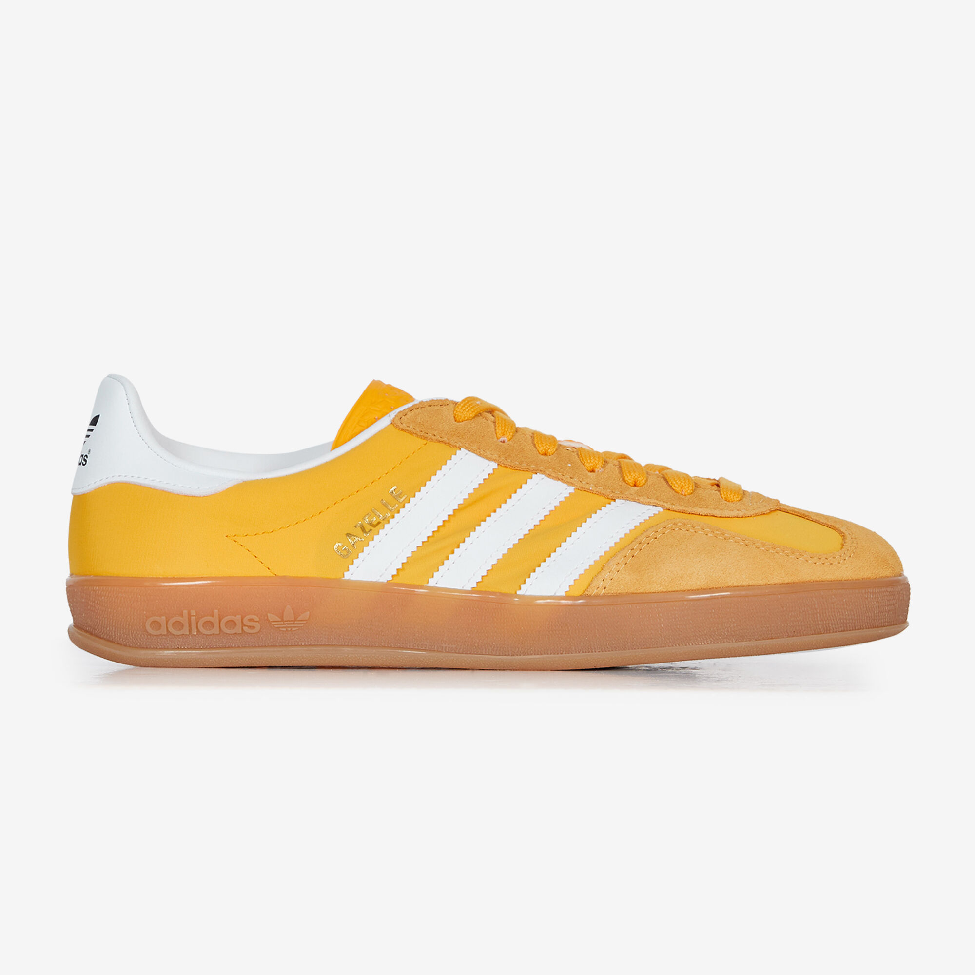 ADIDAS ORIGINALS GAZELLE INDOOR NYLON GEEL WIT SNEAKERS HEREN Courir