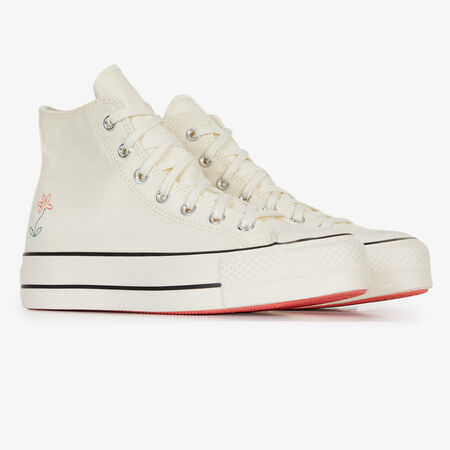 CONVERSE chuck taylor all star CHUCK TAYLOR ALL STAR LIFT LITLE FLORAL BEIGE DAMES