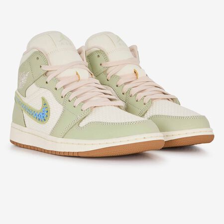 JORDAN air jordan 1 AIR JORDAN 1 MID CROCHET GROEN/BLAUW DAMES