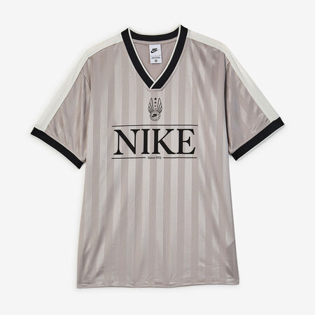 NIKE JERSEY VNECK ZILVER DAMES