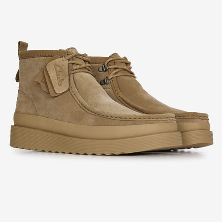 CLARKS WALLABEE FTR 2 HI BEIGE HEREN