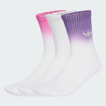 ADIDAS ORIGINALS CHAUSSETTES X3 CREW OMBRE WIT/ROZE UNISEX