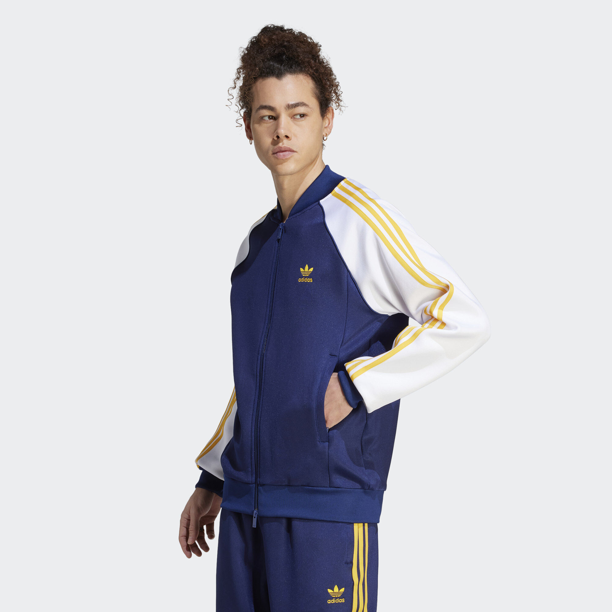 Adidas originals sst shop track jacket navy
