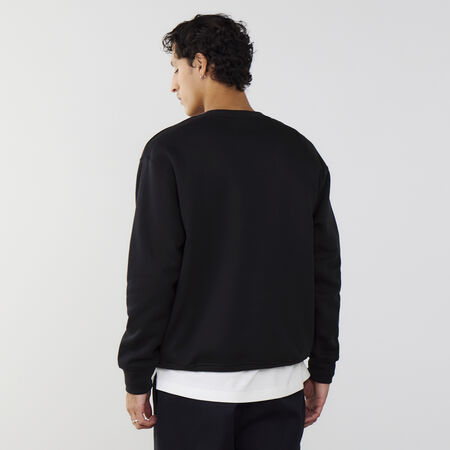 JORDAN CREW ESSENTIAL SWEATER ZWART HEREN
