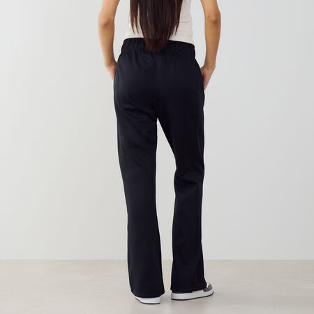 NIKE PANT JOGGER WIDE LEG POLY KNIT ZWART DAMES