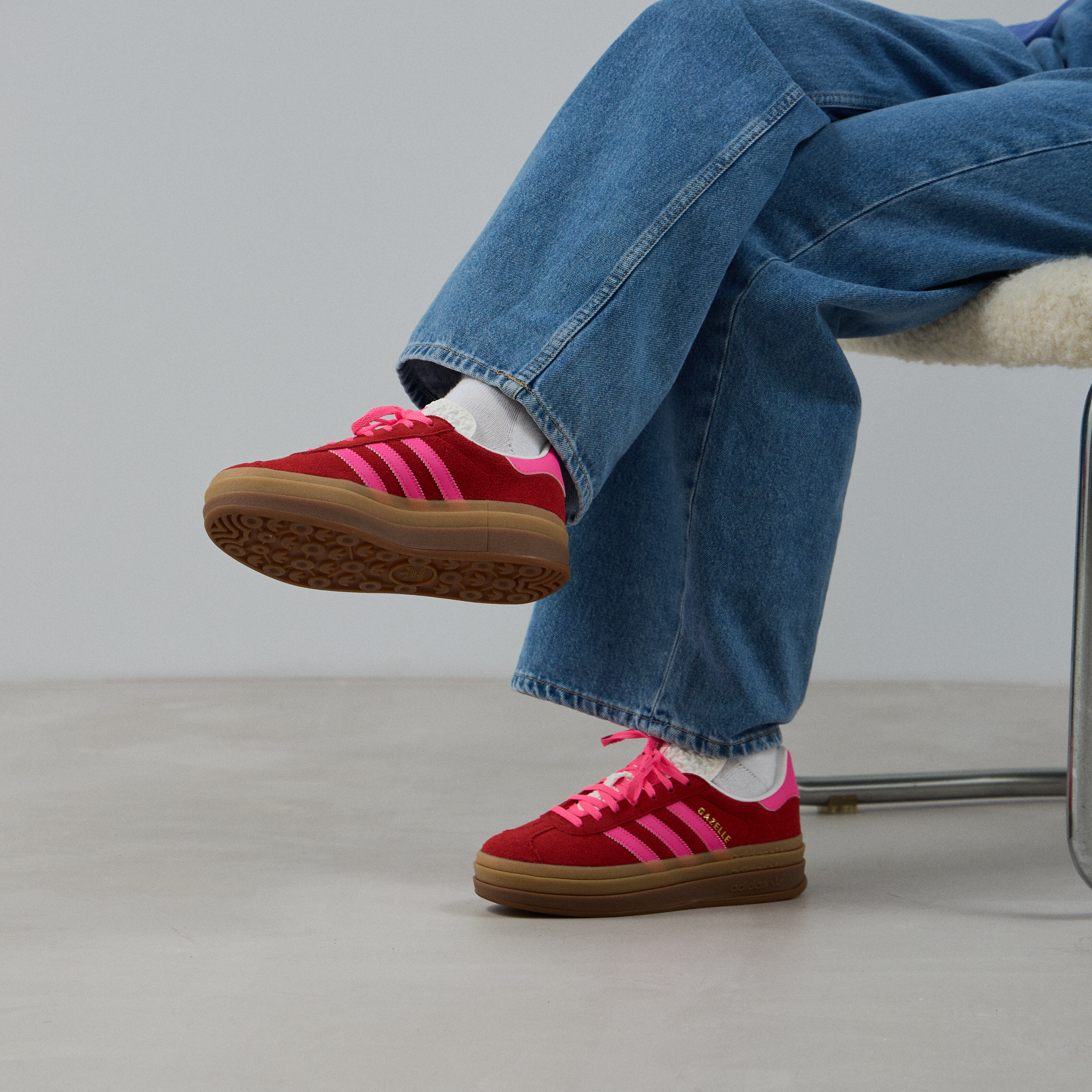 ADIDAS ORIGINALS GAZELLE BOLD ROOD ROZE SNEAKERS DAMES Courir