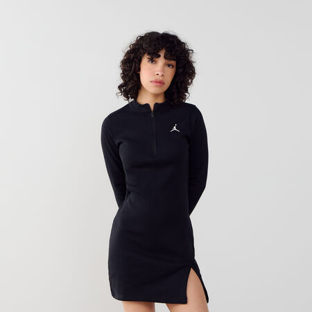 JORDAN DRESS KNIT ZWART/WIT DAMES