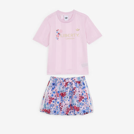 ADIDAS ORIGINALS TEE SET LIBERTY ROZE/MEERKLEURIG KIND