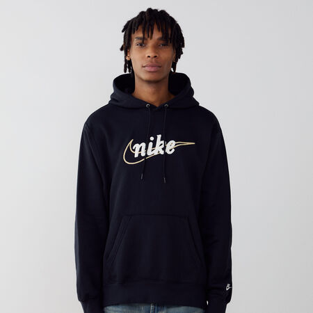 NIKE HOODIE CLUB CTB ZWART/ECRU HEREN
