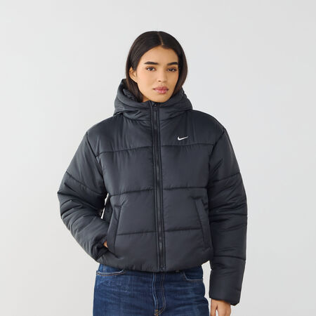 NIKE DOUDOUNE PUFFER ZWART/WIT DAMES