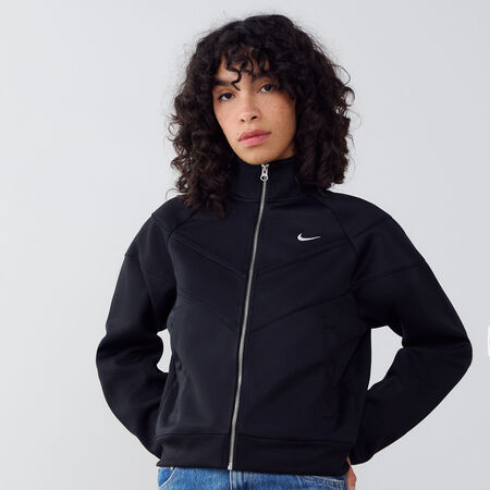 NIKE JACKET TRACKSUIT POLY KNIT ZWART/WIT DAMES