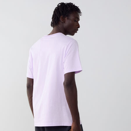 NEW BALANCE TEE SHIRT FLYING LOGO LILA HEREN