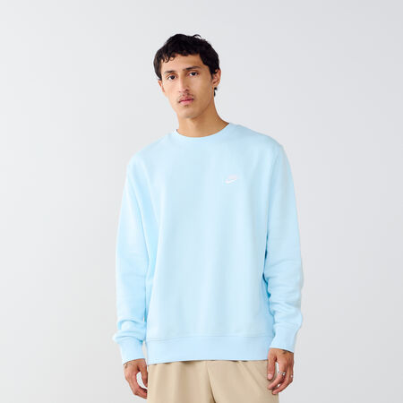 NIKE SWEAT CREW CLUB BLAUW/WIT HEREN