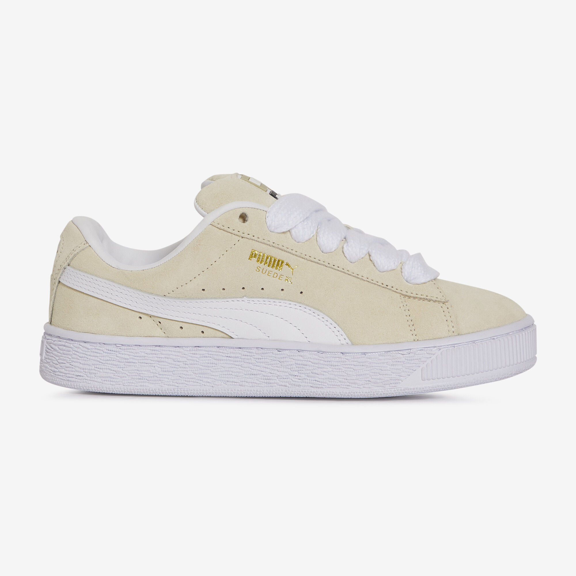 Beige puma best sale suede trainers