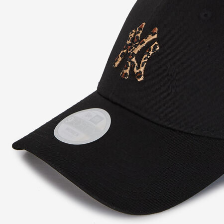 NEW ERA 9FORTY WOMEN NY LEO INFIL ZWART DAMES