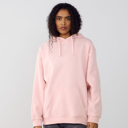 ADIDAS ORIGINALS HOODIE ESSENTIAL TREFOIL OS ROZE DAMES