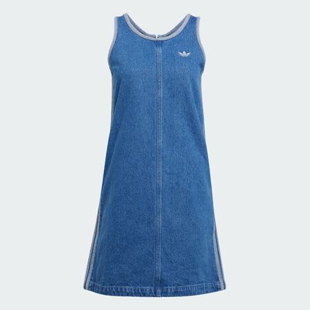 ADIDAS ORIGINALS Robe débardeur denim 3 bandes Adicolor Indigo Denim DAMES