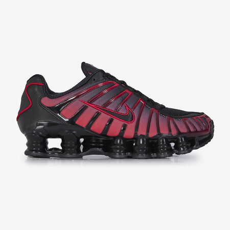NIKE SHOX TL TECH ZWART/ROOD HEREN