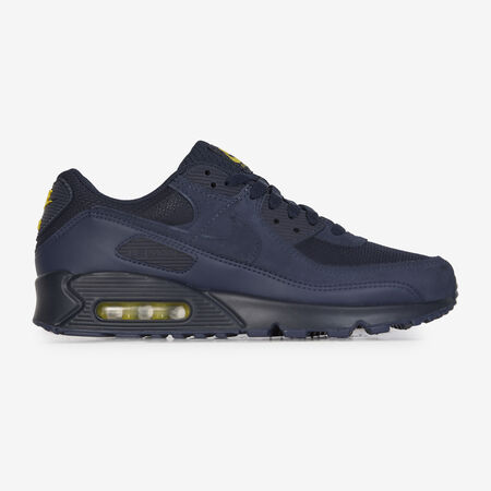 NIKE AIR MAX 90 MARINEBLAUW/GEEL HEREN