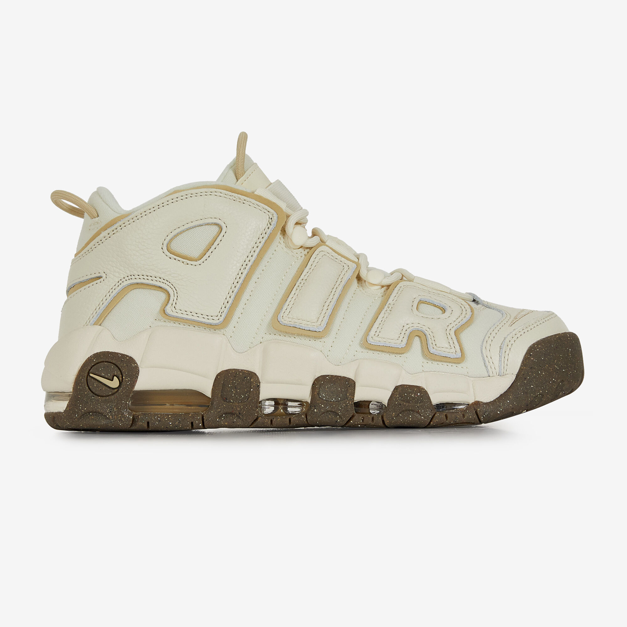 NIKE AIR MORE UPTEMPO 96 BEIGE RUBBER SNEAKERS HEREN Courir