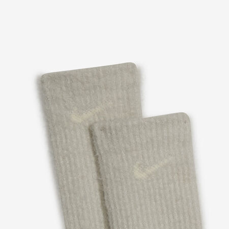 NIKE CHAUSSETTES X2 CREW CUSH BEIGE/ROZE HEREN