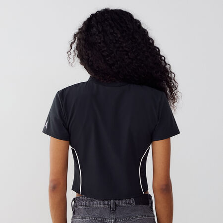 JORDAN TOP FZ GFX 23 ZWART/WIT DAMES