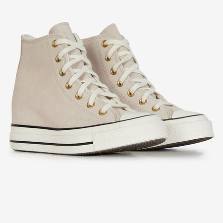 CONVERSE chuck taylor all star CHUCK TAYLOR ALL STAR WEDGE SUEDE BEIGE DAMES