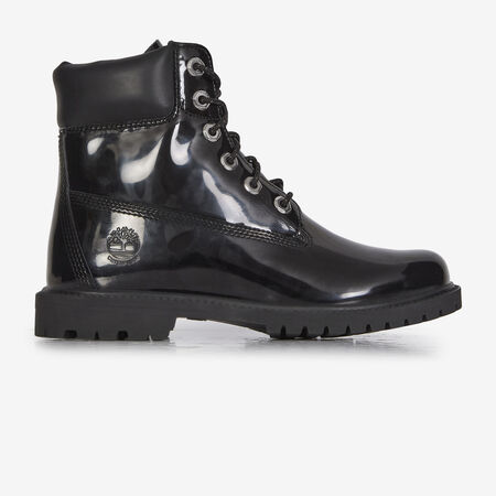 TIMBERLAND 6 INCH  PATENT ZWART DAMES
