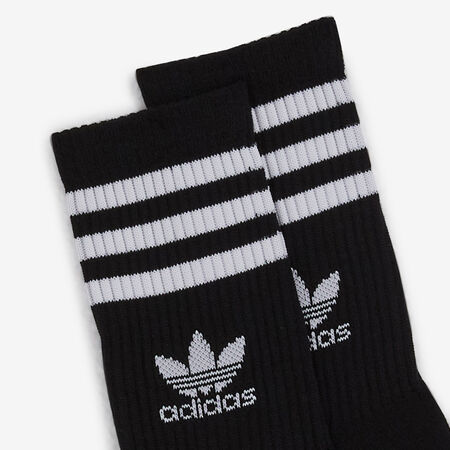 ADIDAS ORIGINALS SOKKEN X3 MID CUT CREW TREFOIL WIT/ZWART UNISEX