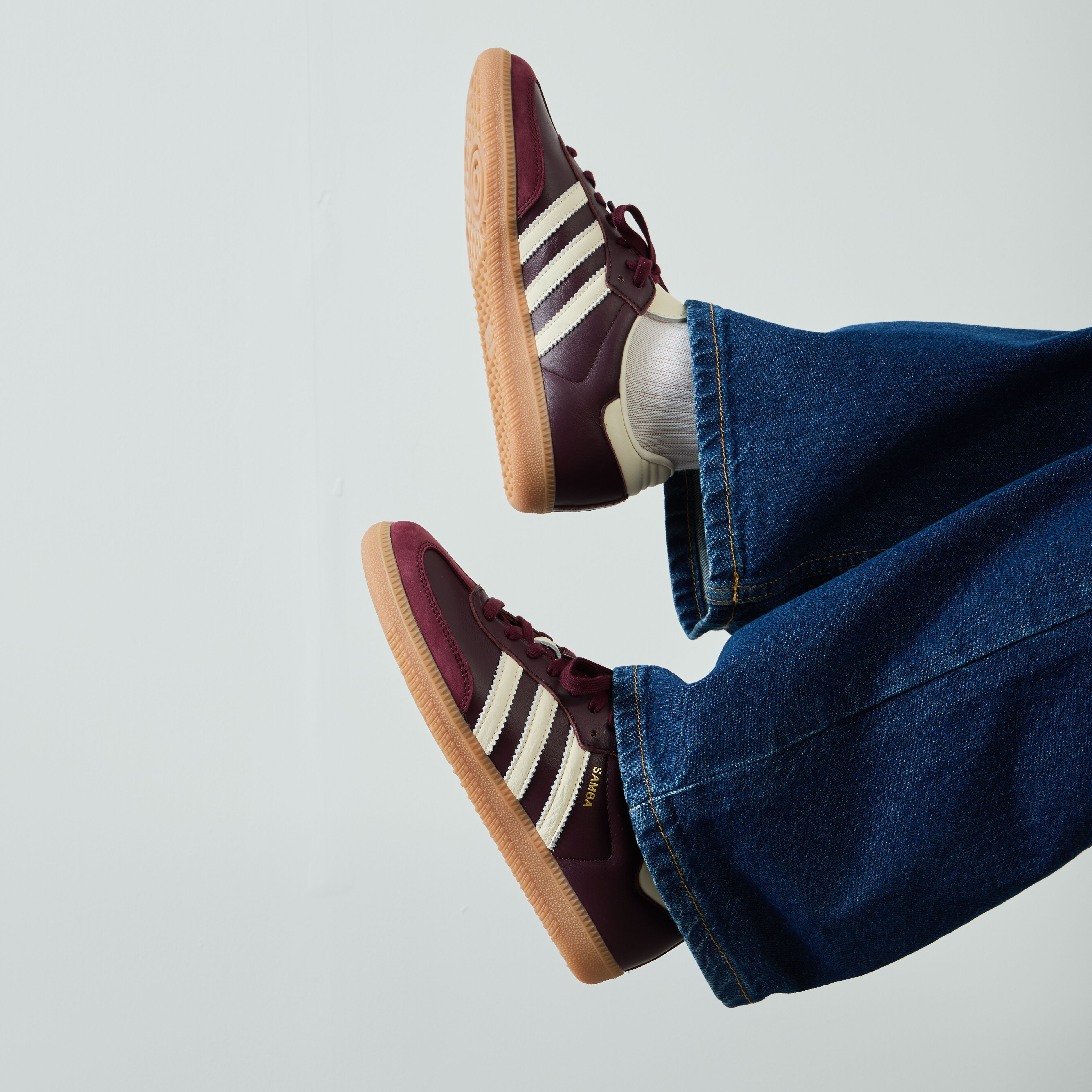 Adidas samba homme 2025 bordeaux