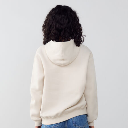 JORDAN HOODIE OVERSIZE BROOKLYN BEIGE/WIT DAMES
