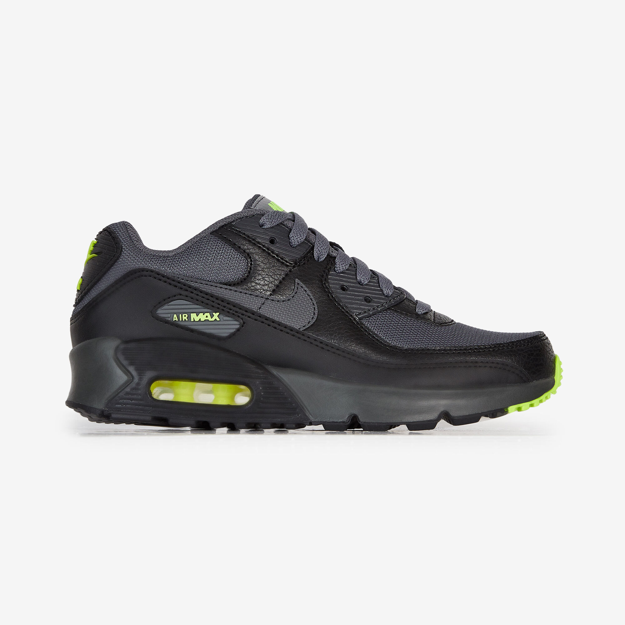NIKE AIR MAX 90 ZWART GEEL SNEAKERS KINDEREN Courir
