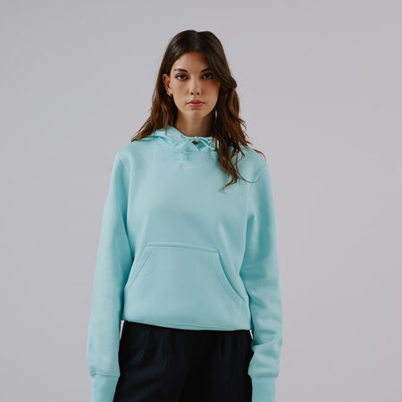 HOODIE CLUB CENTERED LOGO : BLAUW/WIT