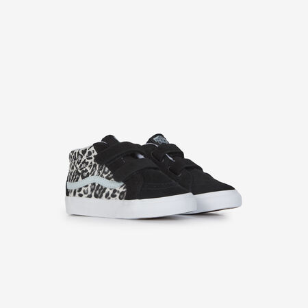 VANS SK8-MID V ZWART/LUIPAARD BABY