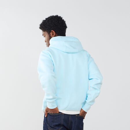 NIKE HOODIE CLUB BBB FTRA BLEU/BLANC HEREN
