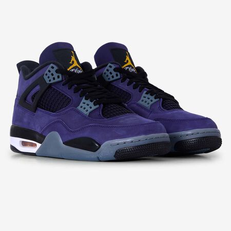 JORDAN AIR JORDAN 4 RETRO PAARS/GEEL HEREN