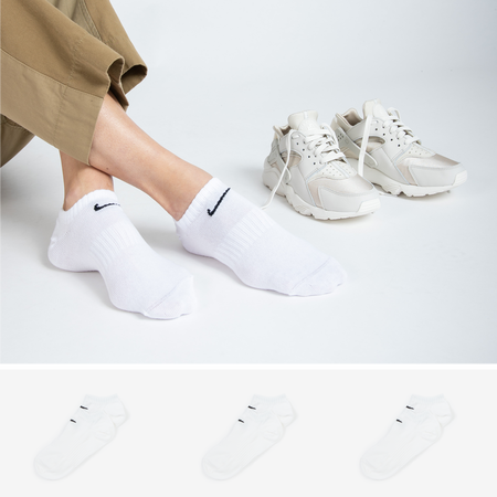 NIKE CHAUSSETTES X3 INVISIBLE BLANC UNISEX