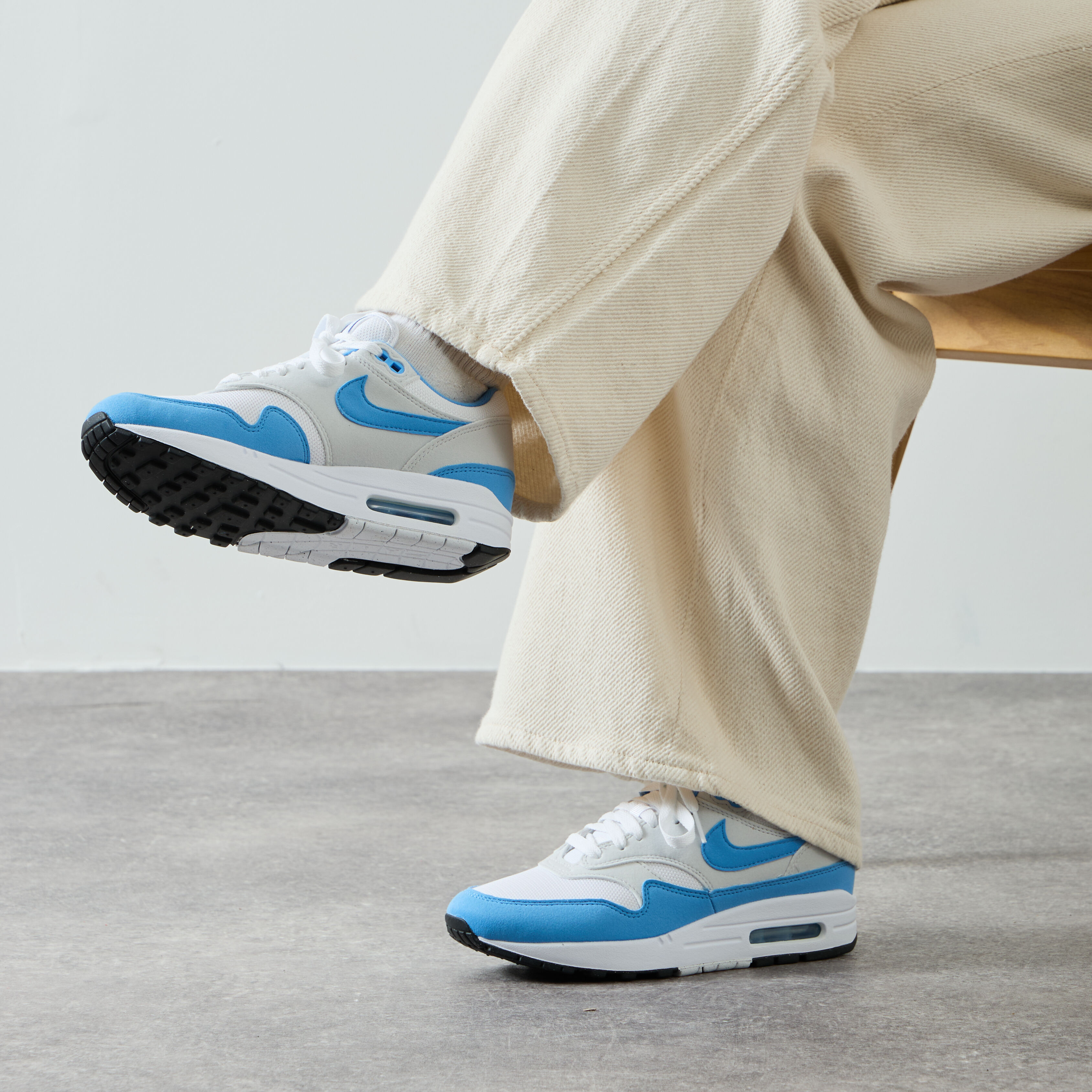 Nike air max 1 dames blauw hot sale